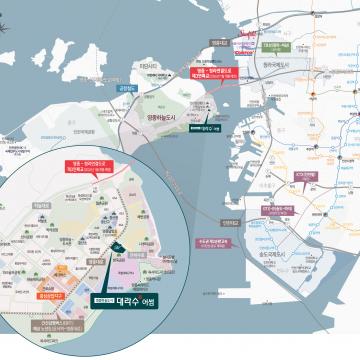 바다, 공원, 학교를 품은 최적의 입지